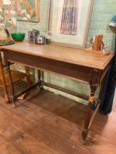 Load image into Gallery viewer, Vintage Harvest Table Desk with Stunning Grain
