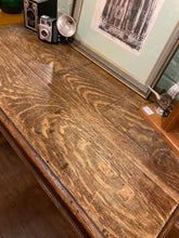 Load image into Gallery viewer, Vintage Harvest Table Desk with Stunning Grain