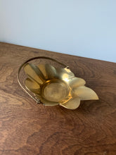 Load image into Gallery viewer, Small Vintage Brass Basket Dish