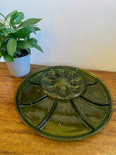 Load image into Gallery viewer, Gorgeous Vintage Green Hors D&#39;Oeuvres Serving Dish