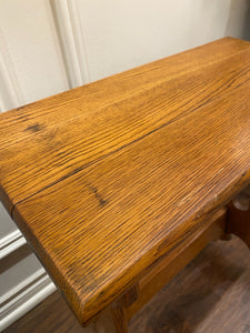 Antique Oak Prayer Table
