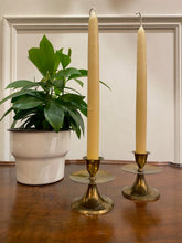 Load image into Gallery viewer, Pair of Vintage Brass Candle Holders
