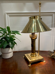 Vintage Brass Orient Express Train Lamp