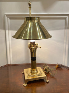 Vintage Brass Orient Express Train Lamp