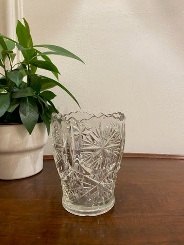 Lovely Cut Glass Vase
