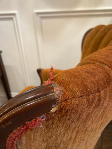 Charming Vintage Caramel Brown Chair