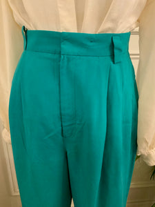 Amazing Vintage Teal Trousers