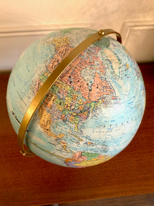 Vintage Pivoting Globe