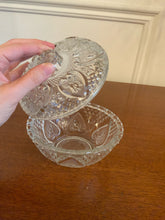 Load image into Gallery viewer, Pretty Vintage Glass Lidded Dish