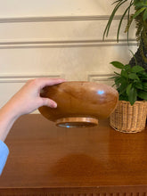 Load image into Gallery viewer, Gorgeous Vintage Turned Wooden Bowl