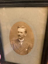 Load image into Gallery viewer, Framed Antique Photo of Man
