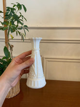 Load image into Gallery viewer, Small “Milk Glass” Flower Vase