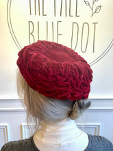 Load image into Gallery viewer, Vintage Red Velvet Hat