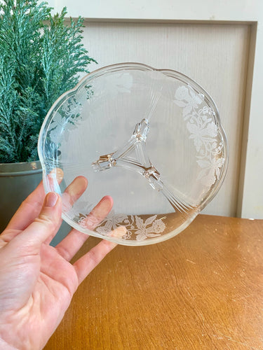 Beautiful Vintage Serving Dish with Feet