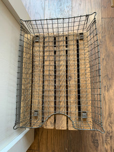 Vintage Wire Desk Basket