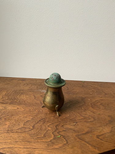 Vintage Brass Salt Shaker