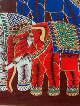 Load image into Gallery viewer, Gorgeous Framed Textile Patchwork Art Of Elephants