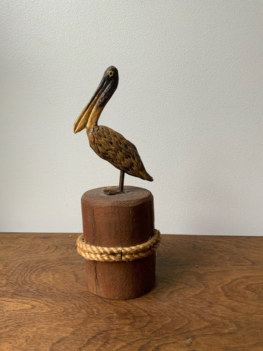 Wooden Carved Pelican