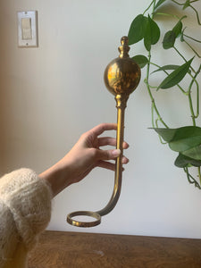 Vintage Brass Wall Hanging Sconce