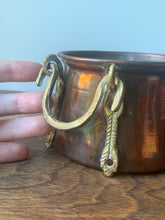Load image into Gallery viewer, Special Vintage Copper and Brass Vessel with Handles