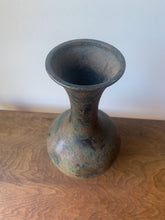 Load image into Gallery viewer, Unique Vintage Vase with Metal/Stone Finish