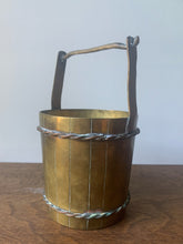 Load image into Gallery viewer, Small Vintage Brass Water Bucket