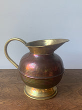 Load image into Gallery viewer, Beautiful Vintage Copper And Brass Pitcher Vase