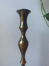 Load image into Gallery viewer, Beautiful Tall Brass Candle Stick