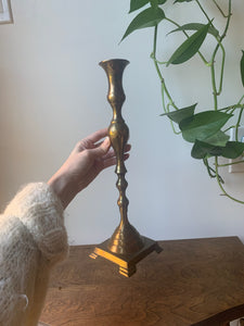 Beautiful Tall Brass Candle Stick