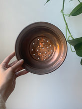 Load image into Gallery viewer, Gorgeous Vintage Copper Berry Bowl Colander