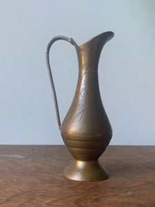 Lovely Little Brass Pitcher Bud Vase