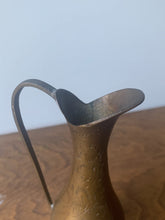 Load image into Gallery viewer, Lovely Little Brass Pitcher Bud Vase