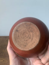 Load image into Gallery viewer, Beautiful Brown Clay Pottery Bowl Vase Vessel