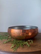 Load image into Gallery viewer, Gorgeous Hammered Copper Bowl