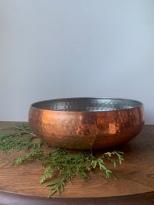 Gorgeous Hammered Copper Bowl