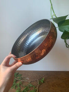 Gorgeous Hammered Copper Bowl