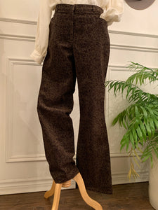Rad Brown Floral Pants (Size 6)