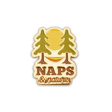 Load image into Gallery viewer, Naps &amp; Nature Enamel Pin