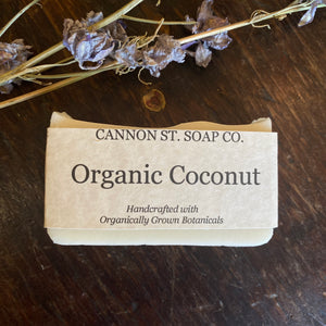Organic Coconut Soap - Cannon Street Soap Co.