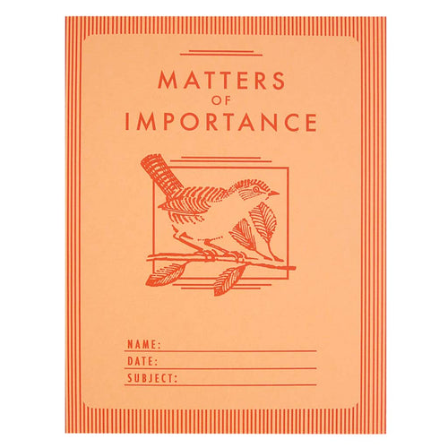 Matters of Importance | Notebook