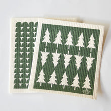 Load image into Gallery viewer, Swedish Sponge Cloth Set | Trees  - 2 Trees Planted!