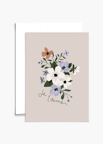 Je t'aime Greeting Card