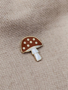 Mushroom Enamel Pin