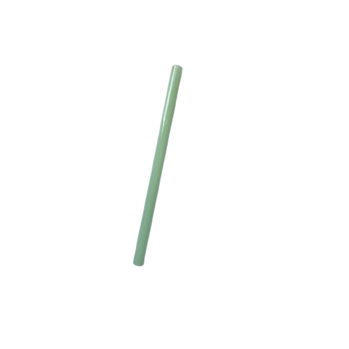 Short Glass Straw Milk Jade