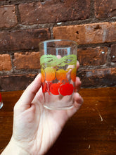 Load image into Gallery viewer, Vintage Juice Glass with Oranges and Tomatoes