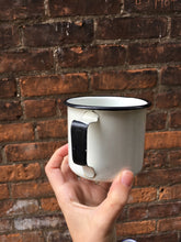 Load image into Gallery viewer, Large Vintage Enamel Mug