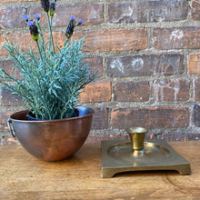 Load image into Gallery viewer, Vintage Brass Short Candleholder