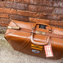 Load image into Gallery viewer, Vintage Brown Suitcase