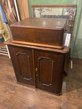 Load image into Gallery viewer, Antique Mahogany Sewer’s Cabinet with Inset Drawers