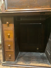 Load image into Gallery viewer, Antique Mahogany Sewer’s Cabinet with Inset Drawers